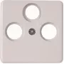 Heinrich Kopp Objekt 2002 Tampa de tomada de antena TV/RF/Sat branco alpino