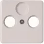 Heinrich Kopp Tampa para tomada de antena TV/RF HK02 branco ártico