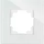 HEINRICH KOPP Moldura de cobertura 1 módulo ATHENIS branco brilhante 405302008