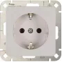 Heinrich Kopp Kopp HK02 tomada com contacto de proteção Arctic White de embutir 16A 250V tipo F com proteção para crianças