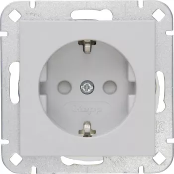 Tomada SCHUKO Heinrich Kopp com proteção reforçada contra contacto cinzento mate 940034000HK07