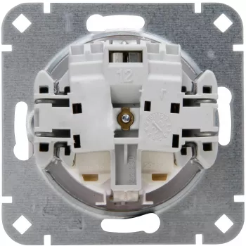 Tomada SCHUKO Heinrich Kopp encastrada preto mate 1 tomada 16A 250V