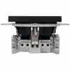 Tomada SCHUKO Heinrich Kopp encastrada preto mate 1 tomada 16A 250V
