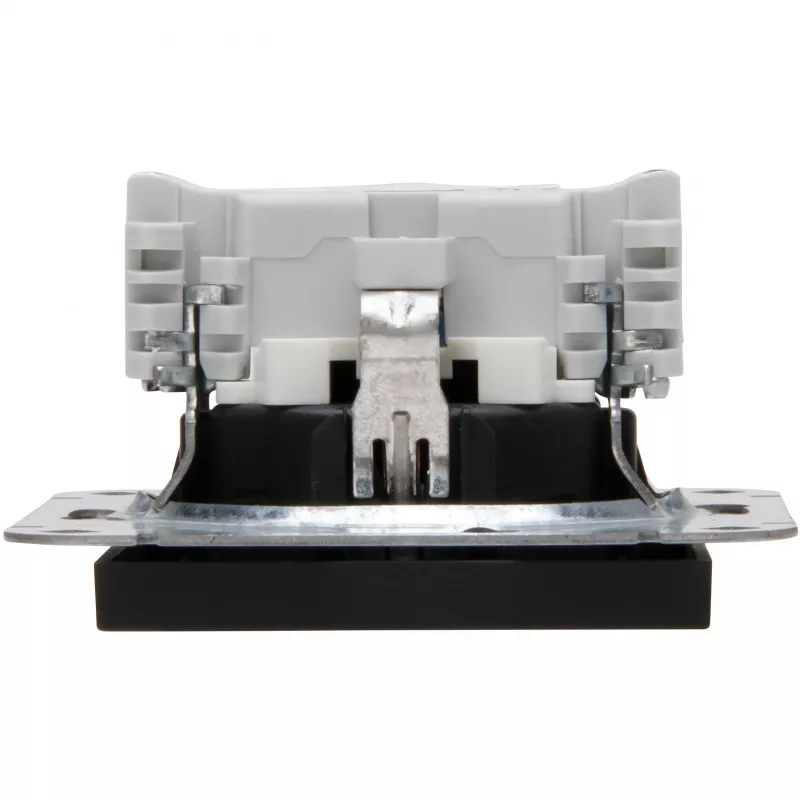 Tomada SCHUKO Heinrich Kopp encastrada preto mate 1 tomada 16A 250V