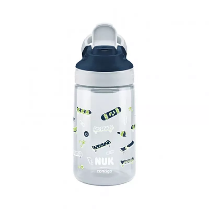 Copo de aprendizagem NUK Contigo PP 420ml Skater garrafa de bebida para criança