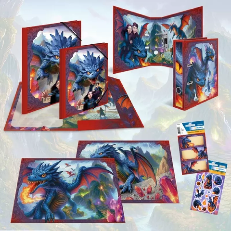 HERMA Autocolante MAGIC Dragon Transpuffy (15795)