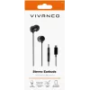 Vivanco Auscultadores intra-auriculares estéreo USB-C, preto (61752)
