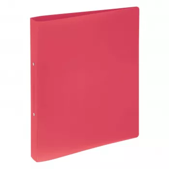 Pagna 20900-03 Dossier de anilhas redondas A4 polipropileno vermelho