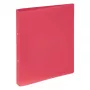 Pagna 20900-03 Dossier de anilhas redondas A4 polipropileno vermelho