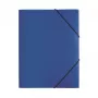 PAGNA PP 12 Pasta de apresentação A4 polipropileno azul formato horizontal botão de pressão