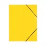 PAGNA PP 12 Pasta de apresentação A4 polipropileno amarelo formato horizontal fecho de mola