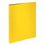 PAGNA 20901-04 Dossier de anilhas redondas A4 polipropileno amarelo 16 mm diâmetro das anilhas
