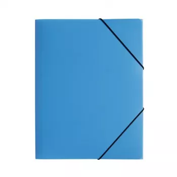 PAGNA Pasta elástica A4 PP azul-claro 3 abas elástico