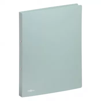 PAGNA Ficheiro de anéis Pastell eco DIN A4 verde-pastel para documentos em formato A4