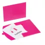 PAGNA Bolsa de documentos DIN A4 rosa lisa 0,43 mm