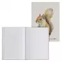 PAGNA Caderno Squirrel DIN A5 pontilhado bege capa dura 128 páginas