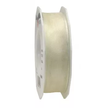 C.E. PATTBERG Fita de presente Four Seasons cetim mate creme 25 mm x 25 m