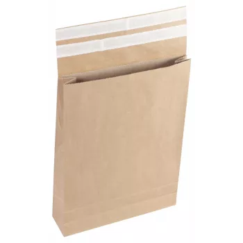 Vereinigte Papierwarenfabriken Classic envelope de envio com fole DIN B4 fecho autoadesivo duplo sem janela castanho 5,0 cm de fole (2FVMF000512)