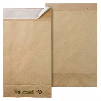 Vereinigte Papierwarenfabriken envelope de envio classic eco com fundo em fole (aprox. DIN C4, fole de 5,0 cm), sem janela, natural