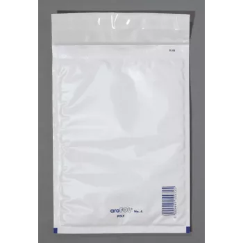 Vereinigte Papierwarenfabriken 100 envelopes acolchoados aroFOL POLY para DIN A5, branco, autoadesivo