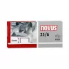 Novus Dahle 042-0039 Pack de agrafos - 6 mm - 1000 agrafos de aço inoxidável - capacidade 30 folhas