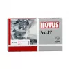 Novus No.111 Agrafos - 4 mm - 2000 unid. - 15 folhas - metal - cinzento