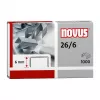 Novus Dahle Novus 26/6 Pack de agrafos - 6 mm - 1000 agrafos - aço galvanizado - prateado