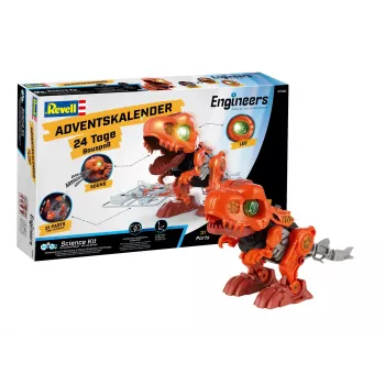 Revell Calendário do advento 'Electric T.Rex' com peças móveis (01060)