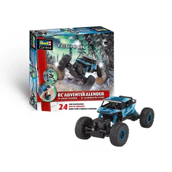 Revell Calendário do advento RC Crawler 1:18 2,4 GHz 4WD para montar