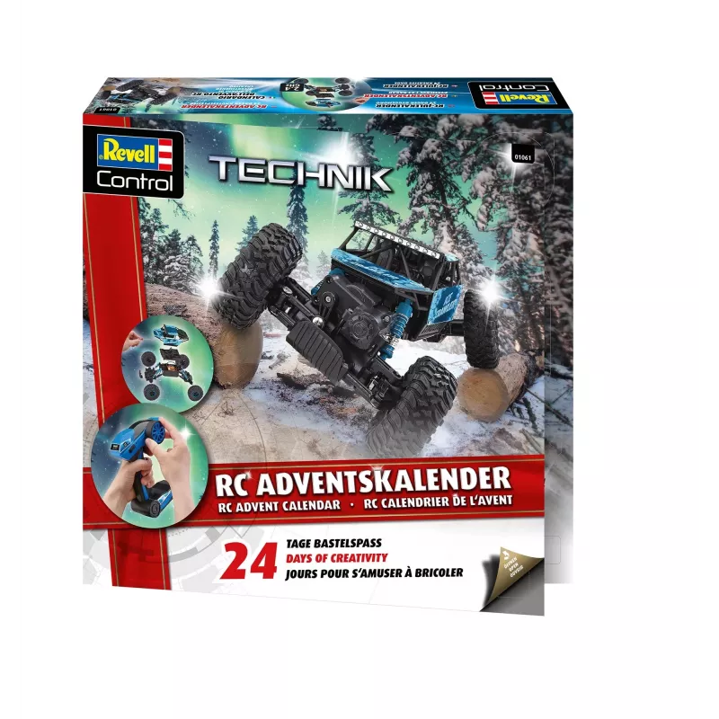 Revell Calendário do advento RC Crawler 1:18 2,4 GHz 4WD para montar