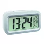TFA Despertador com rádio 60.2553.02 Despertador digital prateado/branco