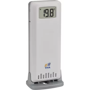 TFA 30.3901.02 ID-A5 Sensor de temperatura branco sem fios 868 MHz termossensor