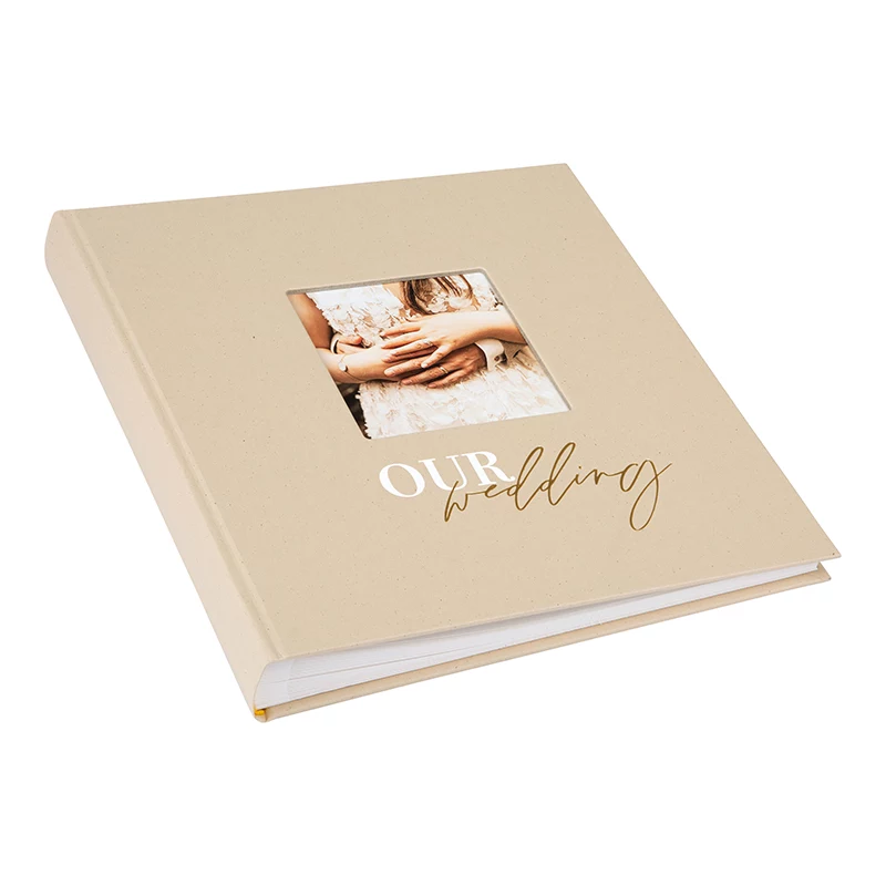 Álbum de fotografias de casamento Goldbuch Our Wedding 30x31 cm 60 páginas brancas 08038