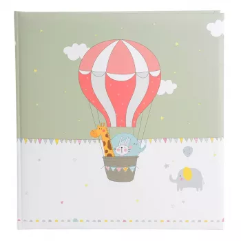 Álbum de fotografias de bebé Goldbuch Baby Balloon Ride 30x31 cm 60 páginas brancas 15177 15 177