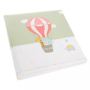 Álbum de fotografias de bebé Goldbuch Baby Balloon Ride 30x31 cm 60 páginas brancas 15177 15 177