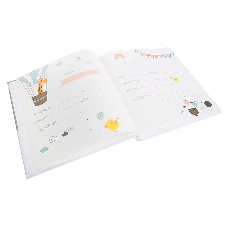 Álbum de fotografias de bebé Goldbuch Baby Balloon Ride 30x31 cm 60 páginas brancas 15177 15 177
