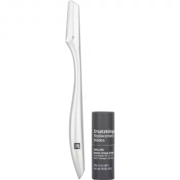 Máquina de barbear facial ZWILLING com cabeça de lâminas duplas - máquina de barbear de segurança em aço inoxidável