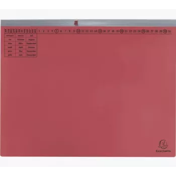 Exacompta 370103B Pasta de arquivo A4 Vermelho Cartão 320 g/m²