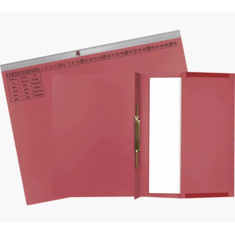 Exacompta 370103B Pasta de arquivo A4 Vermelho Cartão 320 g/m²