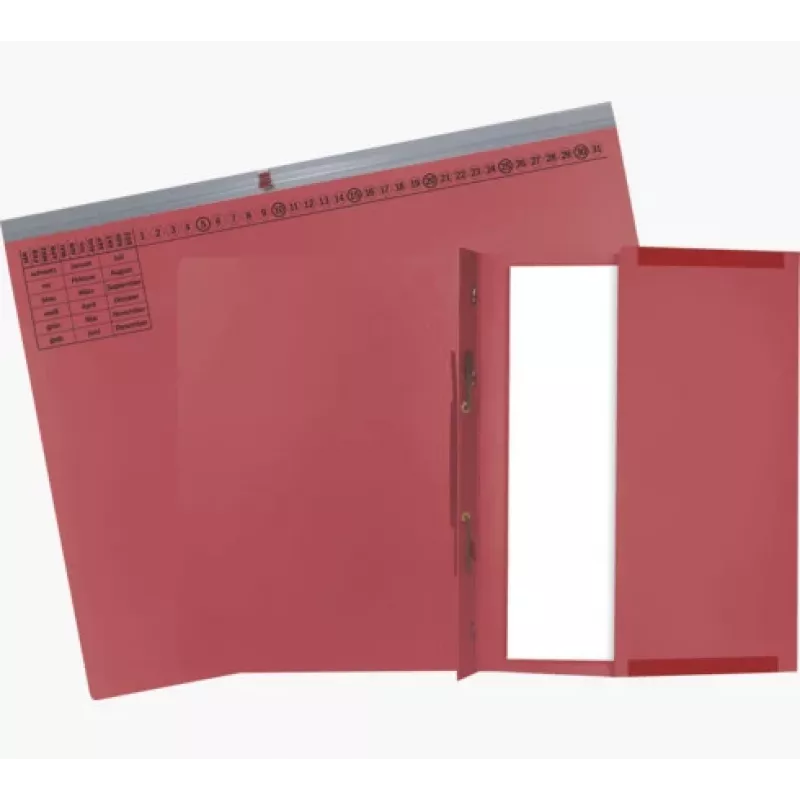 Exacompta 370203B Dossier convencional - Cartão - Vermelho - 320 g/m² - 265 x 316 mm - A4