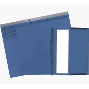 Exacompta 370207B Dossier convencional - Cartão - Azul - 320 g/m² - 265 x 316 mm - A4