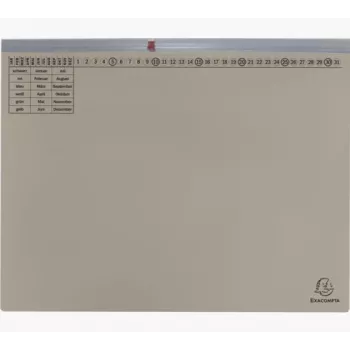 Exacompta 370210B Dossier - Cartão - Cinzento - 320 g/m² - 265 x 316 mm - A4