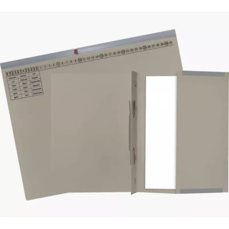 Exacompta 370210B Dossier - Cartão - Cinzento - 320 g/m² - 265 x 316 mm - A4