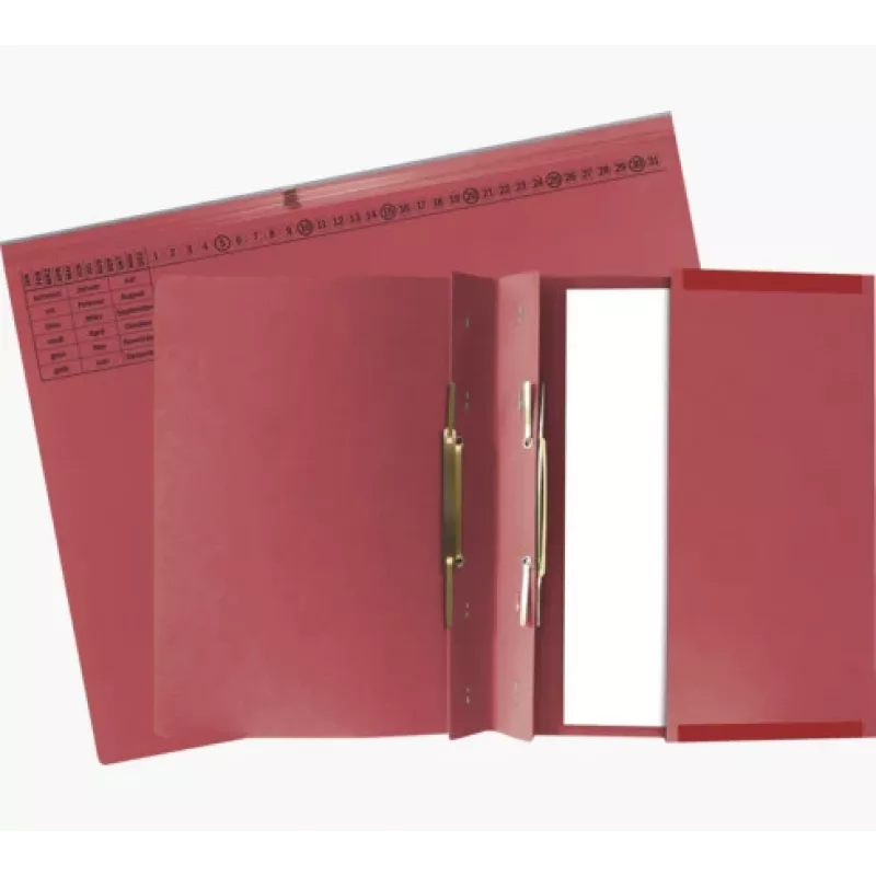 Exacompta 370303B Dossier convencional - Cartão - Vermelho - 320 g/m² - 265 mm - 316 mm