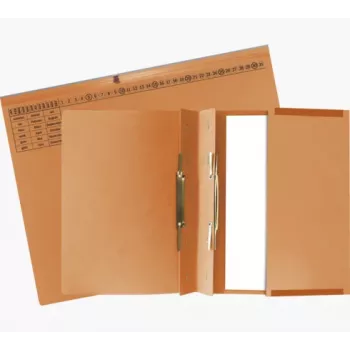 Exacompta 370309B Pasta de arquivo elástica - A4 - Cartão 320 g/m² - Laranja