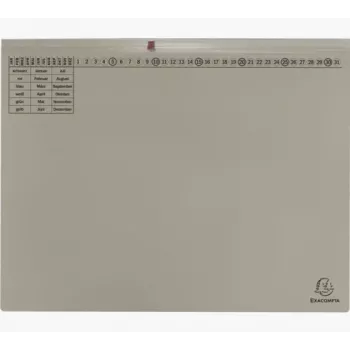 Exacompta 370310B - Dossier convencional - Cartão - Cinzento - 320 g/m² - 265 x 316 mm - A4