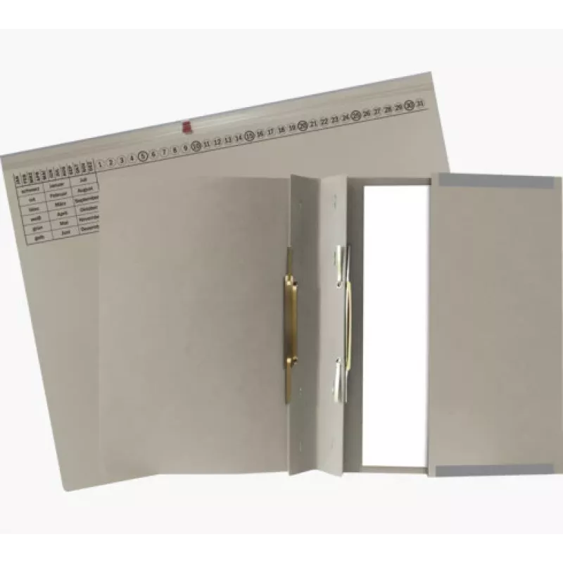 Exacompta 370310B - Dossier convencional - Cartão - Cinzento - 320 g/m² - 265 x 316 mm - A4