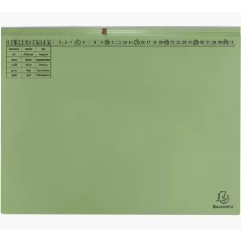 Exacompta 370325B Dossier - Cartão - Verde - 320 g/m² - 265 x 316 mm