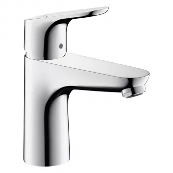 Hansgrohe Focus Misturadora monocomando de lavatório 100 com conjunto de escoamento, Cromado