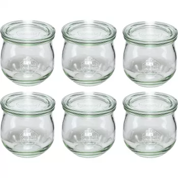 Frasco WECK Tulip 370ml conjunto de 6